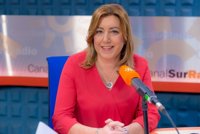 Susana Díaz afirma que en el PSOE no caben "debates maniqueos" porque todos "somos socialistas y de izquierda"