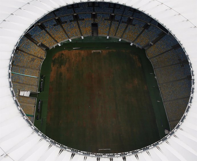 Vista aérea del estadio Maracaná