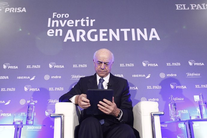El presidente del BBVA, Francisco González, en el foto Invertir en Argentina