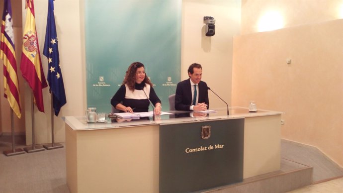 Costa y Pons tras el Consell de Govern