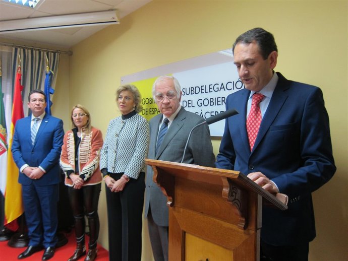 José Carlos Bote, toma posesión cmo Subdelegado del Gobierno en Cáceres     