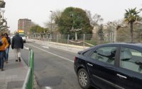 Vélez ve posible acabar antes de lo previsto las obras del puente de Poniente, que cambian ahora a los carriles derechos