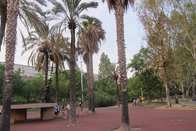 Parque en Barcelona