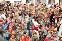 Más de 1.500 escolares de Bilbao en el desfile infantil de Carnaval