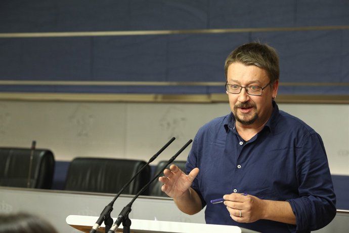 Xavier Domènech, portaveu d'En Comú 