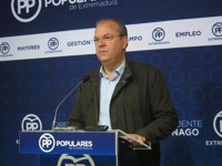 José Antonio Monago, único precandidato a presidir el PP de Extremadura