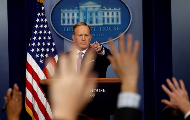 El portavoz de la Casa Blanca, Sean Spicer