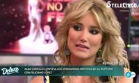 Alba Carrillo: "Estuve ingresada en la clínica Lopez Ibor, Feliciano López no lo sabe"