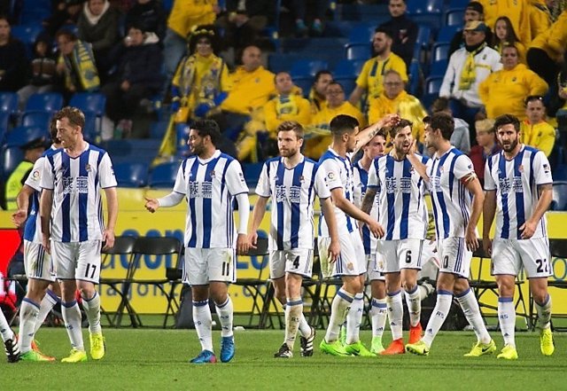 La Real Sociedad vence a Las Palmas en la Liga Santander