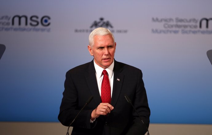 Vicepresidente de EEUU Mike Pence en Munich