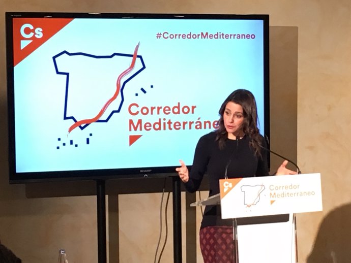 La líder d'Cs a Catalunya,  Inés Arrimadas