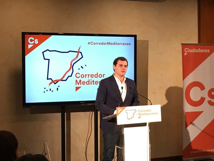 El líder de C's, Albert Rivera