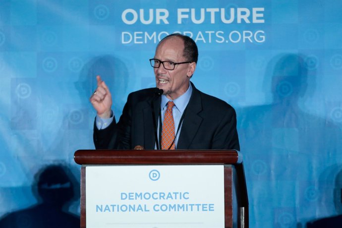 El presidente del Comité Nacional Demócrata, Tom Perez