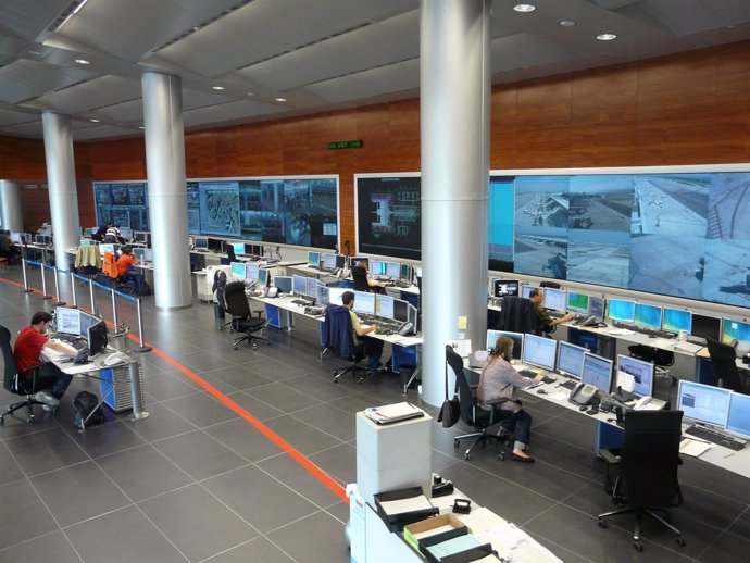 Centro de control de un aeropuerto