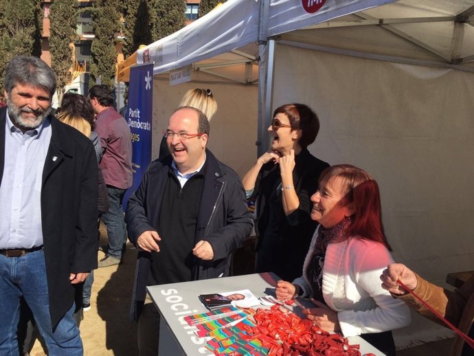 El primer secretari del PSC, Miquel Iceta, a Sant Fruitós de Bages