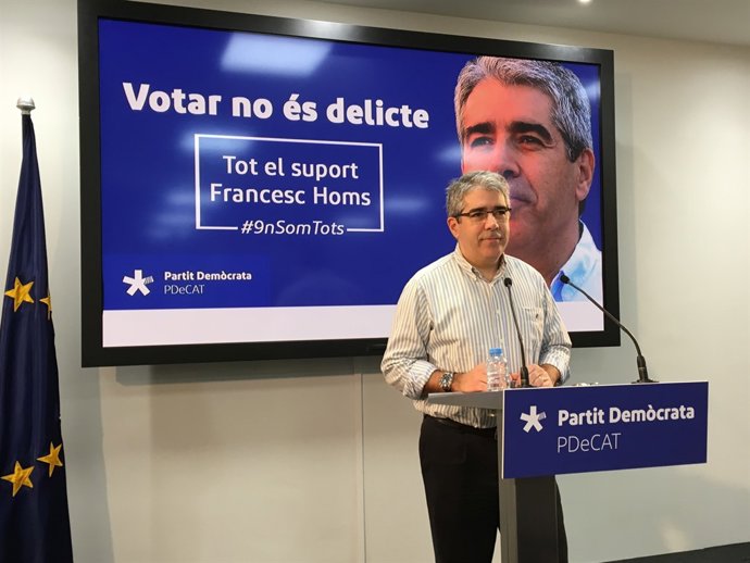 Francesc Homs, del PDeCAT