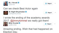Hollywood reacciona al escándalo de los Oscar: "Ojalá hubiera pasado esto en las elecciones"