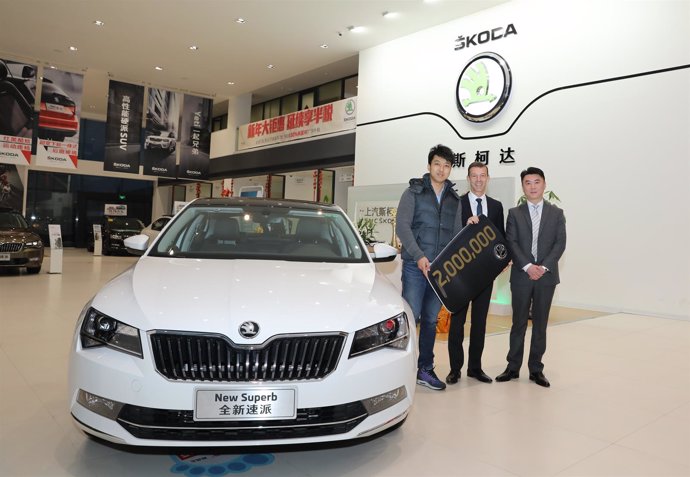 Dos millones de vehículos de Skoda vendidos en China