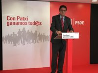 Patxi López quiere debates porque no es momento de "mítines ni arengas", sino de explicar y responder