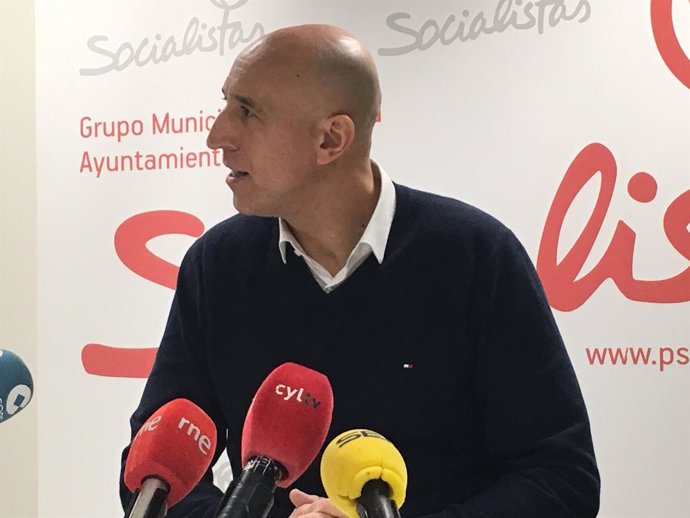 El portavoz del PSOE en el Ayuntamiento de León, José Antonio Diez