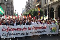 Maíllo llama a "una jornada de lucha" el 28F en una Andalucía "asolada por el paro y los recortes"