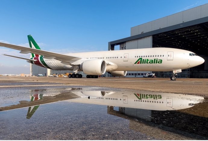 Avión de Alitalia