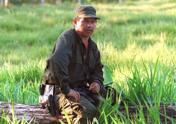 El comandante de las FARC, 'Fabián Ramírez' (2000).