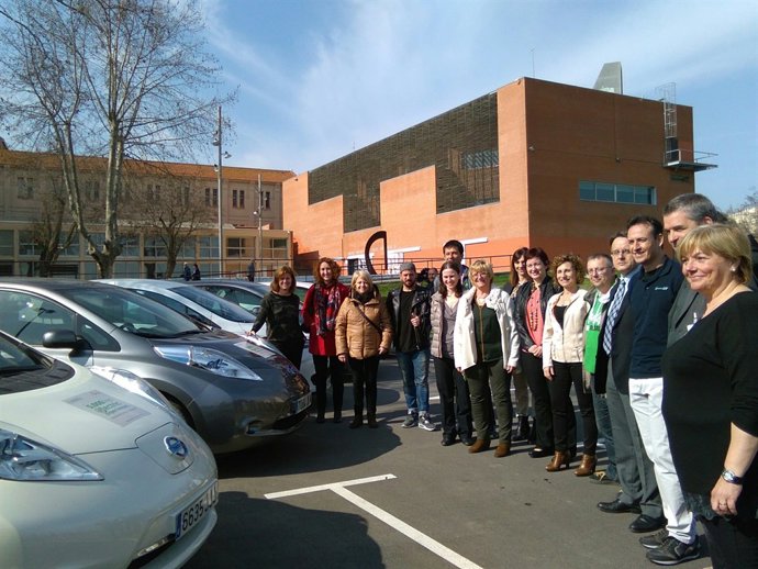 Alguns dels cotxes elèctrics utilitzats en aquesta iniciativa
