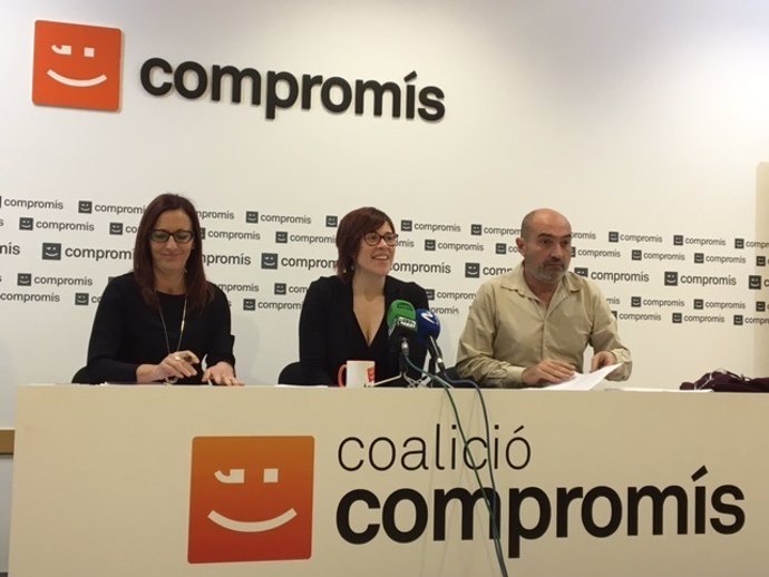 Rueda de prensa de Compromís