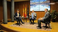 Barba y Embid conversan sobre la evolución de las Cortes de Aragón