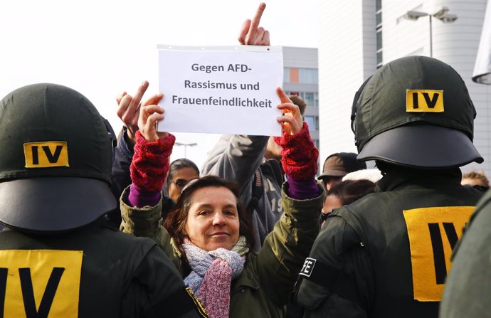 Manifestación contra el racismo en Alemania