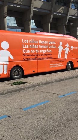 Autobús de la campaña de Hazte Oír