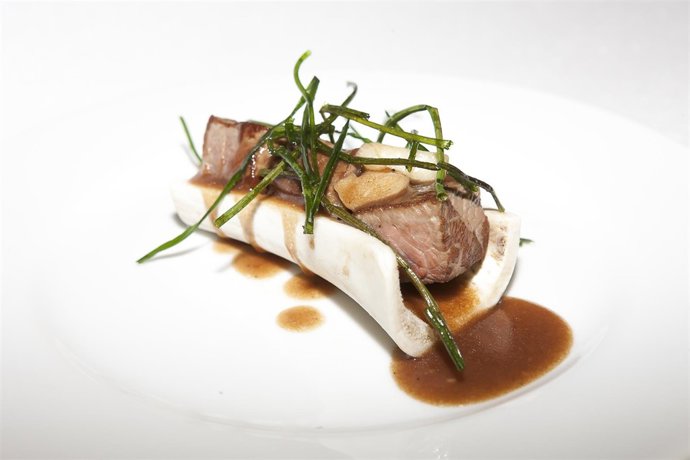 Valladolid. Un plato con carne de La Finca