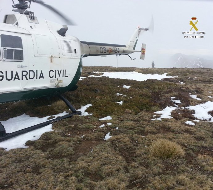 León: Helicóptero der rescate de la Guardia Civil