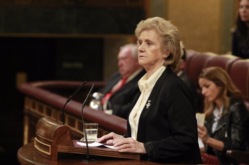 La defensora del pueblo,  Soledad Becerril, en el Congreso