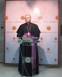 Obispo ve con preocupación situación política en Murcia: "En un mar revuelto se pueden prestar cantidad de historias"