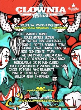 Cartel del festival Clownia 2017