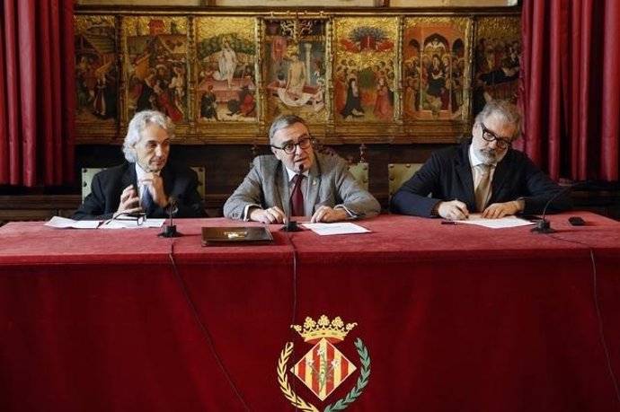 Ramon Roca, Àngel Ros y Félix Larrosa