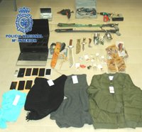 Detenidos los 4 responsables de un punto de venta de heroína situado en las cercanías del castillo de Lorca