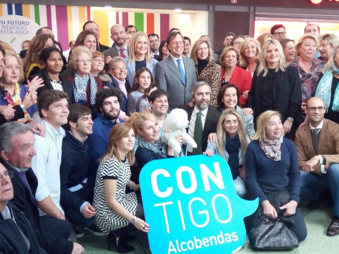 Cifuentes en un acto en Alcobendas