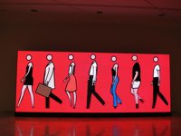 El universo minimalista de Julian Opie seduce con la estética del "logotipo" en el Centro Cultural Bancaja