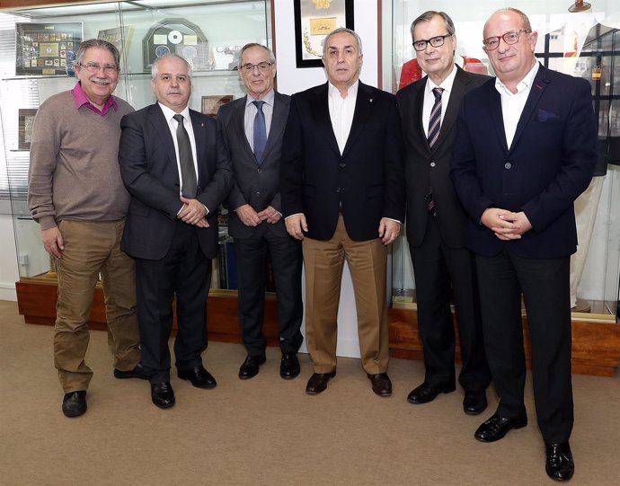 Alejandro Blanco y presidentes de federaciones olímpicas 