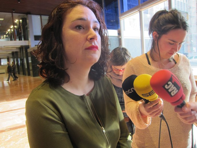 La regidora de Feminismes i LGTBI de Barcelona, Laura Pérez      