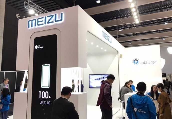 Meizu al MWC amb la seva càrrega de mòbil total en 20 minuts 