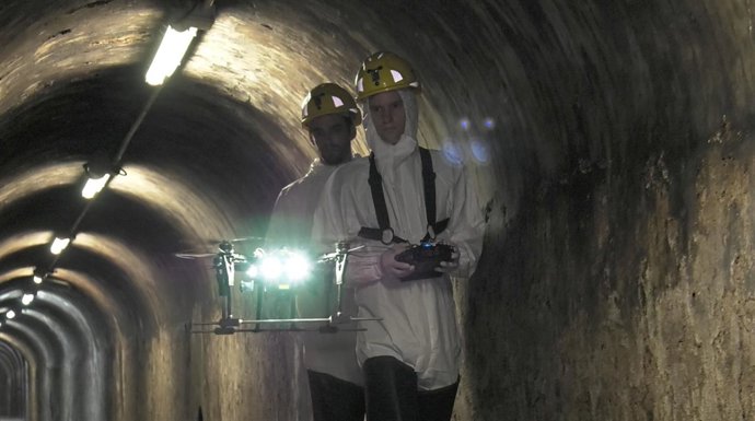 Drones inspeccionarán redes de alcantarillado en Barcelona