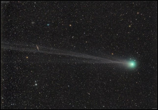 Captación del cometa Lovejoy
