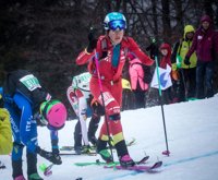 Claudia Galicia, campeona del mundo de esquí de montaña en Sprint en Italia