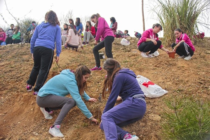 Huétor Tájar Organiza Una Plantación Masiva De Árboles En Un Antiguo Vertedero
