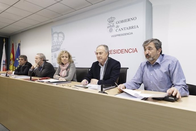 Díaz Tezanos en la reunión 