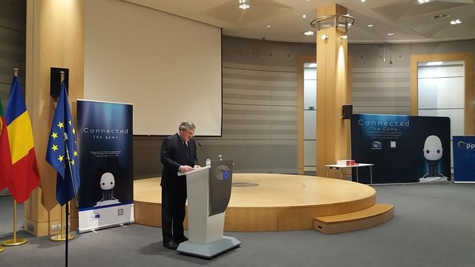 Tajani en el Parlamento Europeo